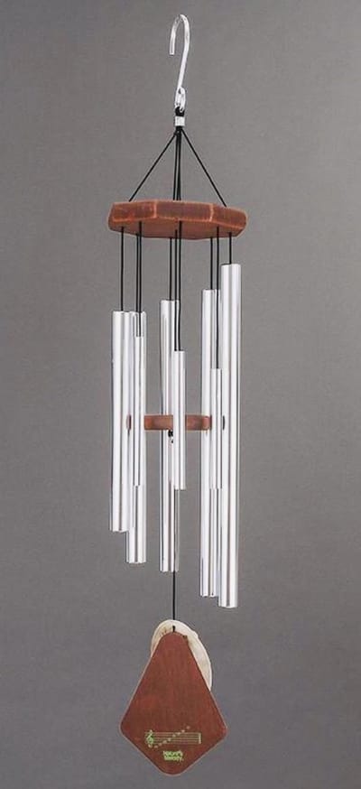 Nature's Melody Concerto Tunes Silver 110cm 8 klankbuizen van aluminium muzikaal gestemd windorgel FengShui