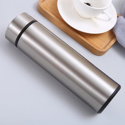 Tasse thermos intelligente en acier inoxydable Tasse à température tactile à double couche pour hommes et femmes d'affaires Tasse droite pour bureau 500ml