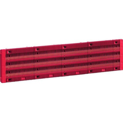 Rittal 9360004 RiulineX-board 550 A, 3-polig, 60 mm, incl. verzamelrails 30 x 5 mm, B: 905 mm Verzamelrail module Koper 1 stuk(s)