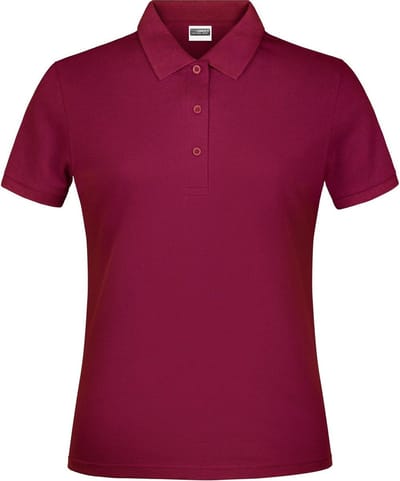 James And Nicholson Dames/dames Basic Polo Shirt (Wijn)