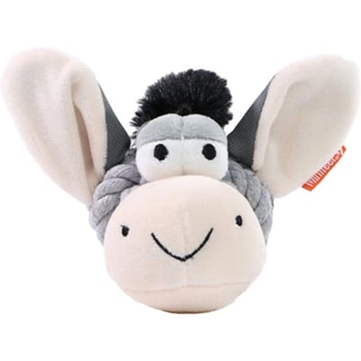 Mbw MiniFeet Ezel Touw Hondenspeelgoed (Grijs)