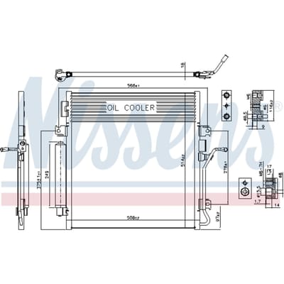Condensator, airconditioning NISSENS 940461