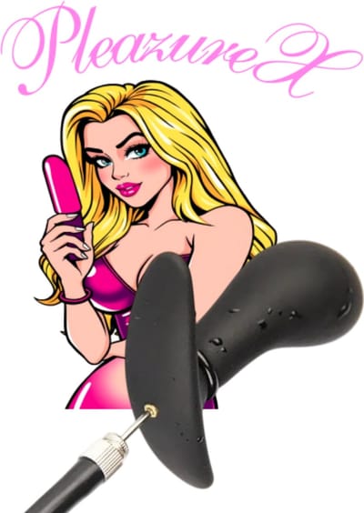 PleazureX - Sextoys Series - Buttplug opblaasbaar - grote opening - anaal - vaginaal - seksspeeltje