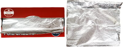 200 Aluminiumfolie vellen - pre-cut aluminium folie - 30.5x27 cm - Royal Ware