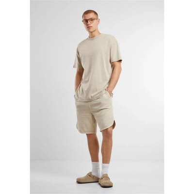 Urban Classics - Washed Rib Heren Tshirt - XXL - Grijs
