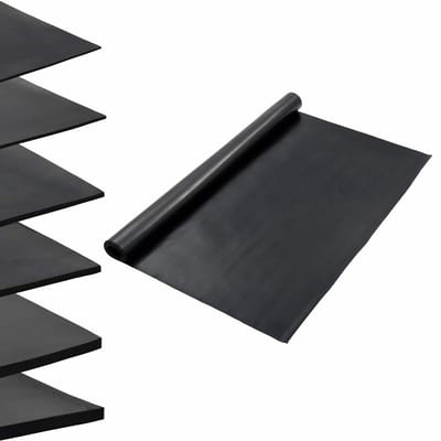 vidaXL - Vloermat - Zwart - 1,2 - x - 2 - m - Rubber