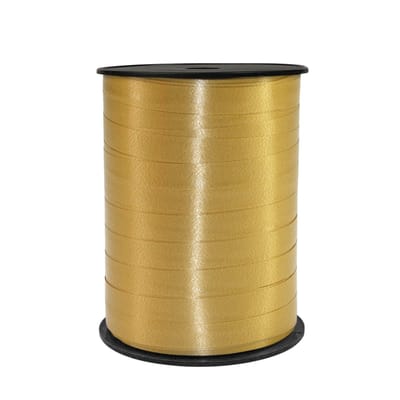 Krullint goud 10mm x 250meter /Cadeaulint / Sierlint / Verpakkingslint/decoratie/ kado
