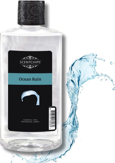 Scentchips® Oceaan Regen - Geurolie Voor Oliebrander - Parfum Olie - Geurolie Voor Lampenolie - Geurlamp Olie - 475ml