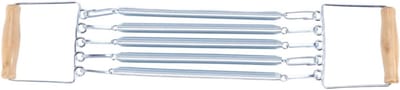 Borst Expander - Spiertrainer Thuis - Fitness Thuis - Koolstofstaal - 39 x 15 x 4 cm - null