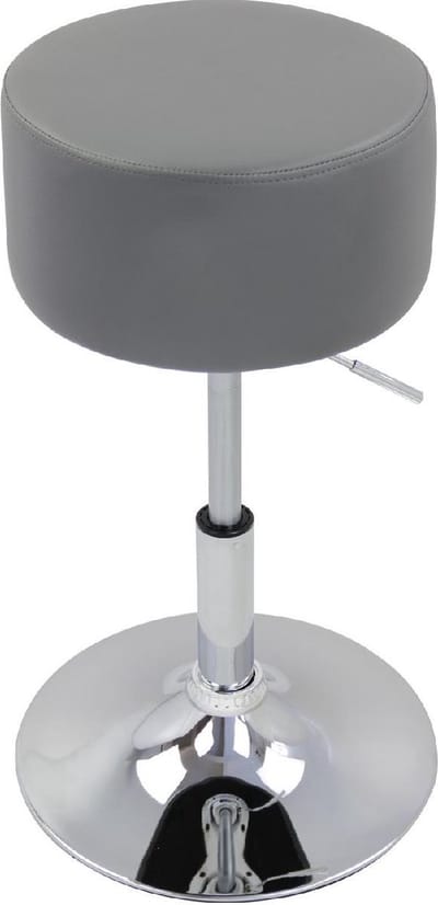 Barkrukken Set 67cm Grijs - Verstelbaar, Ergonomisch en Met rugleuning - Voor Eetkamer, Keuken en Woonkamer
