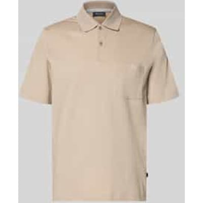 regular fit poloshirt met borstzak