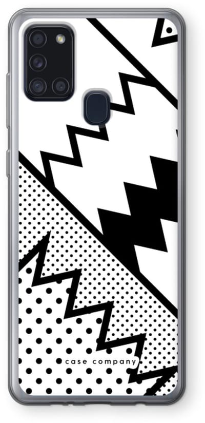 Case Company® - Hoesje geschikt voor Samsung Galaxy A21s hoesje - Pop Art #5 - Soft Cover Telefoonhoesje - Bescherming aan alle Kanten en Schermrand