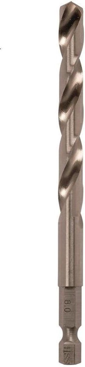 HiKOKI 780447 HSS-G DIN 338 Metaalboor - 8x117 mm - 1/4" zeskantopname