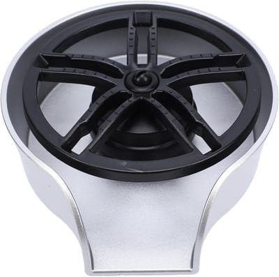 Keukenspoelbak Glazenspoeler - Gootsteen Reiniger - Snel Glazen Wassen - 360° Roterende Nozzle - 80 cm Uittrekbaar - Zilver