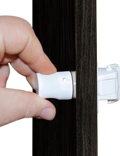 Kinderbeveiliging Kast - Magnetisch Slot - Veilig Thuis - Verborgen Sluiting - 169 x 117 cm - Wit