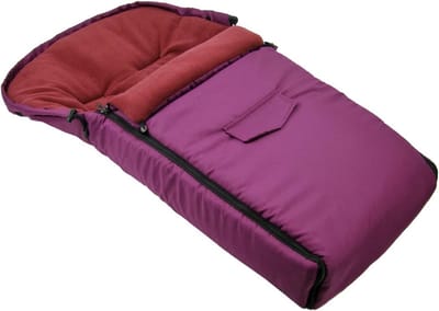 Wintervoetenzak - Universele deken - Warmte buiten - Waterafstotend fleece - 90 cm - Rood