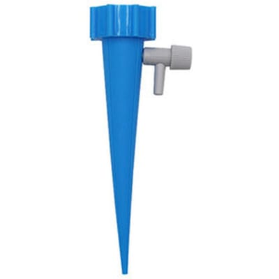 Lot de 10 arroseurs automatiques à compte-gouttes en polypropylène avec valve réglable pour plantes d'intérieur bleu