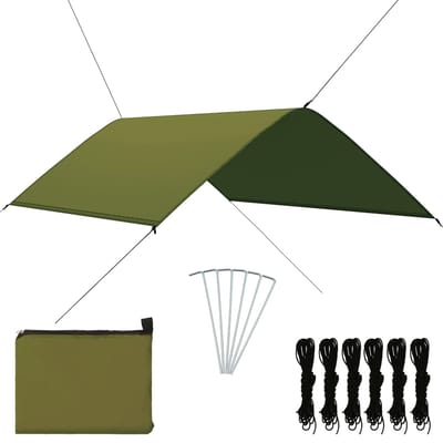 vidaXL - Afdekzeil - 3x2 - m - groen