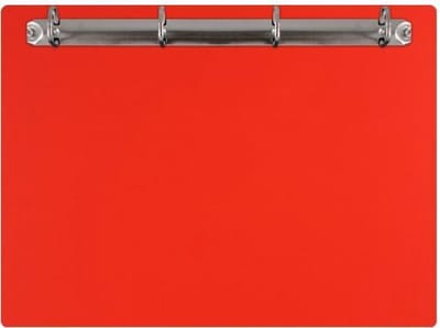 Magnetisch klembord A4 incl. ringband (liggend) - Rood