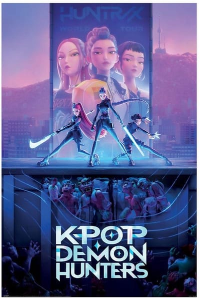 KPop Demon Hunters poster - Netflix - Arden Cho - Rumi - Mira - Huntrix - muziek - 61 x 91.5 cm