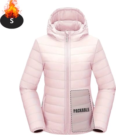 Livano Winterjas - Parka - Dames - Winter - Jas - Volwassen - Stijlvol - Roze - S
