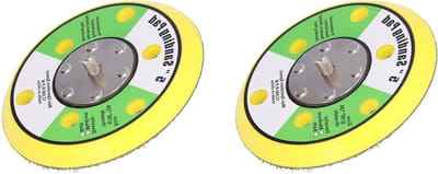 5 Inch Schuurpad Set - PU Achterpad voor Schuren en Polijsten - Velcro Schuurdiscs met 5/16-24 Draad voor Pneumatische Schuurmachines - 12000RPM