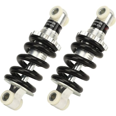 2 stuks Veer Schokdemper 125mm 1200lbs voor 47cc 49cc Mini Moto ATV Pocket Bike Scooter black