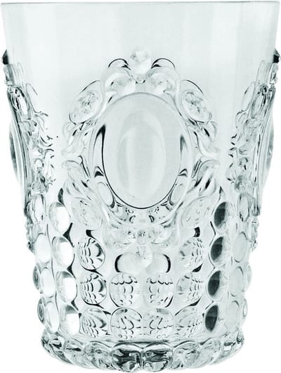 Set van ZES glazen - Waterglas - Baroque and Rock - Helder acrylglas - luxe set acryl glas