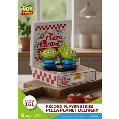 Beast Kingdom Toys Toy Story Record Player Series PVC figure Pizza Planet Delivery 12 cm Action Figuur