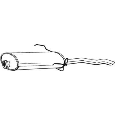 Geluiddemper achter BOSAL 190-927