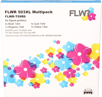 FLWR - Cartridges / Epson 503XL Multipack / zwart en kleur / Geschikt voor Epson
