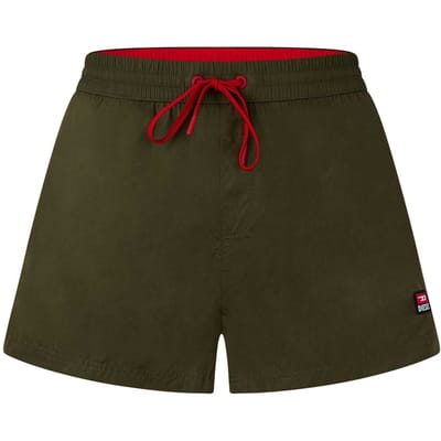 Diesel Heren Mike Pat Logo Zwemshorts (Olive Night)