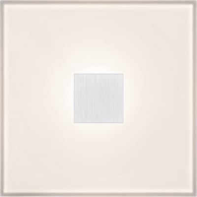 Paulmann 78400 LumiTiles LED-tegel vierkante verlenging IP44 10x10cm incl. 1x0,8 W dimbare warmwitte lamp, wit kunststof, aluminium, badkamerverlichting 2700 K