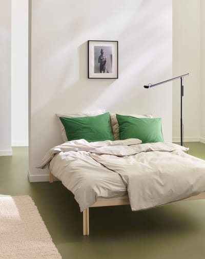 HAY Connect Bed - 140 x 200 cm - albast