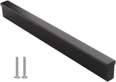 Zwarte Meubelgrepen van Aluminium Legering, 10 Stuks 160mm met Schroeven voor Keuken, Lades en Kasten