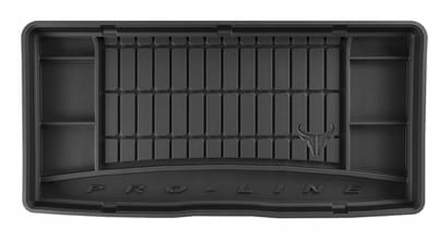 Premium Rubber Kofferbakmat met Organizer Functie – Geschikt voor OPEL Karl Hatchback (2014-2019) – TPE – Anti-slip – Hoge Rand (5cm) – Geurloos