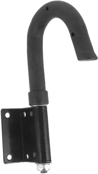 Uitschuifbare Dakhaken - Ladderhaken - Veilig Klimmen - Met Antivalhaak - 20.5 cm Lengte - Zwart