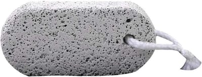 Puimsteen Voetverzorging - Eeltverwijderaar Scrubber - Dode Huid Verwijderen - Natuurlijk Materiaal - 10 x 5 x 1.5 cm - Wit