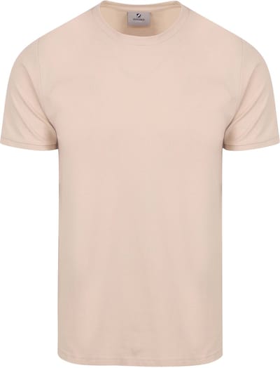 Suitable T-shirt Ono Beige - Maat L - Heren - Casual T-shirts