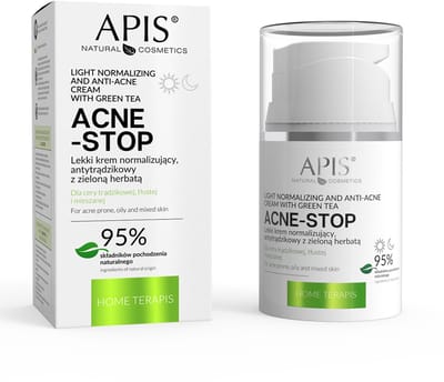 Acne-Stop light anti-acne normaliserende crème met groene thee 50ml