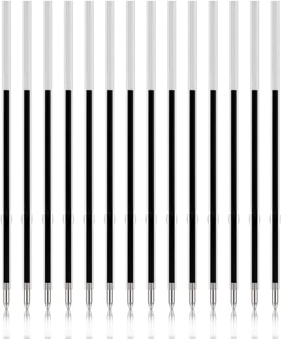 Dailygoods - 100 Stuks Vervangbare Balpenvullingen 0,7MM Medium Punt - Navulling Voor Balpen (Zwart)