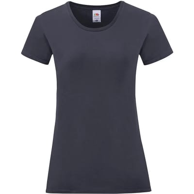 Dames-T-shirt Fruit of the Loom Iconic 150