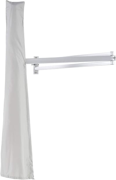 Beschermhoes Parasol - Hoes Parasol - Parasol Beschermen - Waterdicht UV-bestendig - 190-270 cm - Grijs