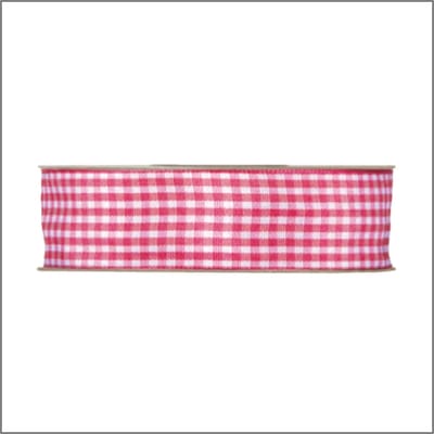 Premium Ruit Lint - Pink - roze - 25 meter x 25 mm