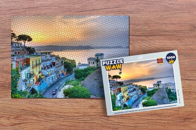 Puzzel Architectuur - Zon - Napels - Legpuzzel - Puzzel 1000 stukjes volwassenen