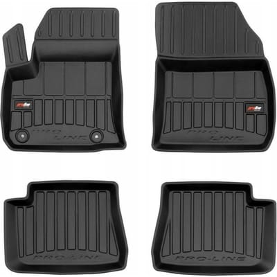 FROGUM PROLINE Automatten - Geschikt voor OPEL MOKKA-E Electric (vanaf 2019) - 4-delig - TPE Rubber - Zwart