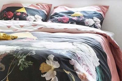 Dreamhouse Vintage Violet - Dekbedovertrek - Eenpersoons - 140x200/260 + 1 kussensloop 60x70 - Multi
