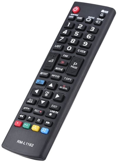 Allecto - Afstandsbediening - Vervangingsafstandsbediening - Zwart - LCD TV - Universeel - Geschikt voor LCD TV - Model RM-L1162