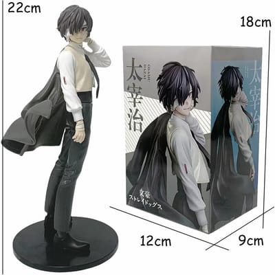 Bungo Stray Dogs Anime Nakahara Chuya Figuur Dazai Osamu Actiefiguren Noedelpers Model PVC Verzamelbare Speelgoed Verjaardagscadeaus