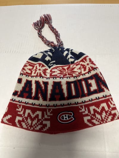 Muts NHL Canadiens OSFA met vlechten Reebok Face Off